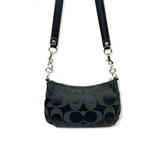 Coach Vintage Poppy Signature Satin Shoulder Bag - Picture 6 of 12
